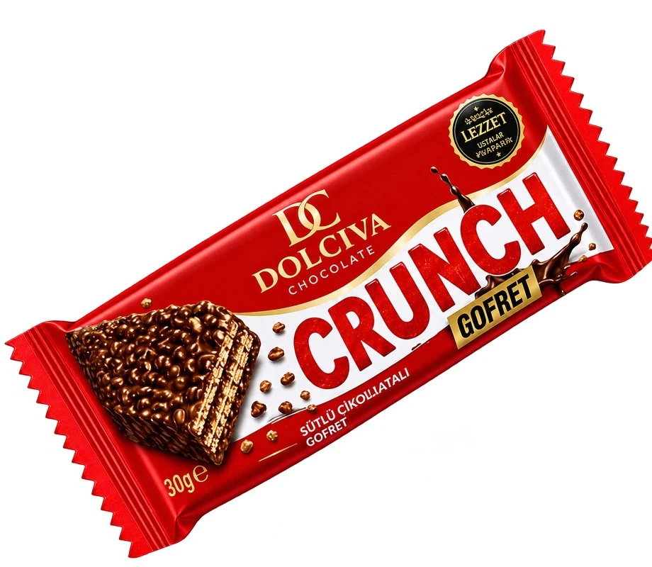 Crunch Gofret 30 g — Sütlü Çikolatalı