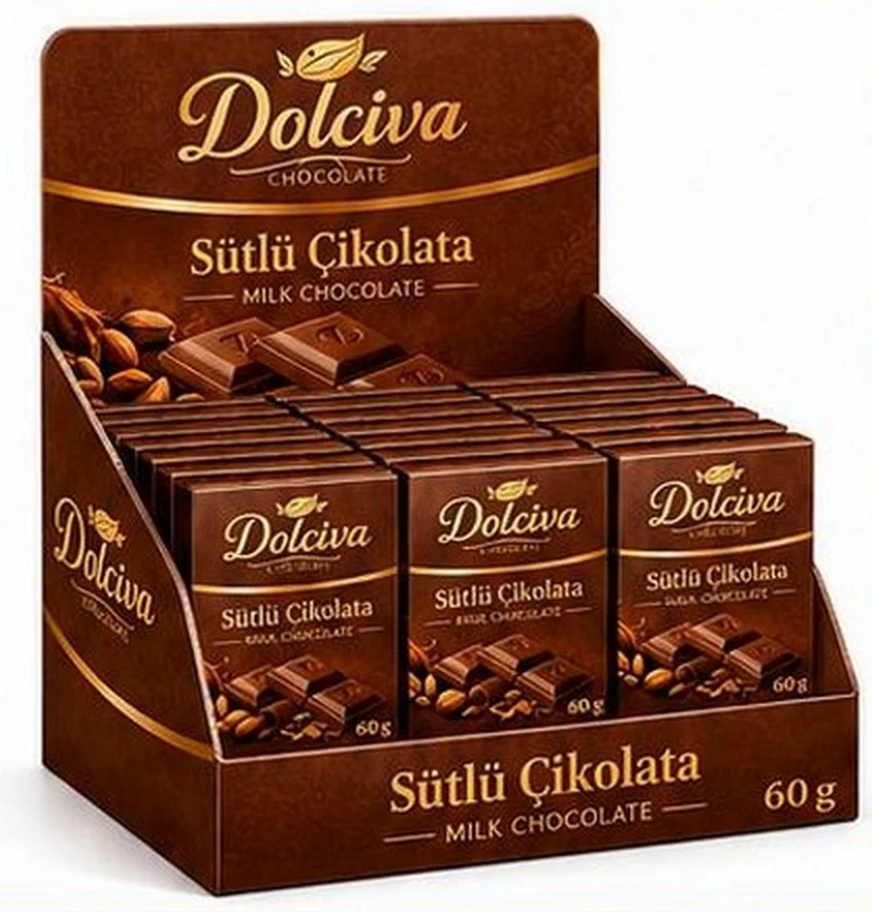 Tablet Çikolata 60 g — Sütlü